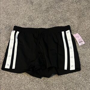 The North Face Black and White Athletic Shorts